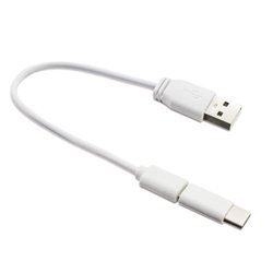 Ejemplo de uso del aptador de microUSB a USB-C. Cable no incluido · KoalaRojo, Artículo promocional y personalizado