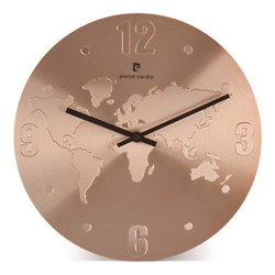 Reloj moderno mapamundi en acabado cobrizo · KoalaRojo, Artículo promocional y personalizado