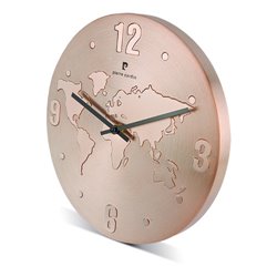 Reloj moderno mapa mundo en acabado dorado o cobrizo · KoalaRojo, Artículo promocional y personalizado