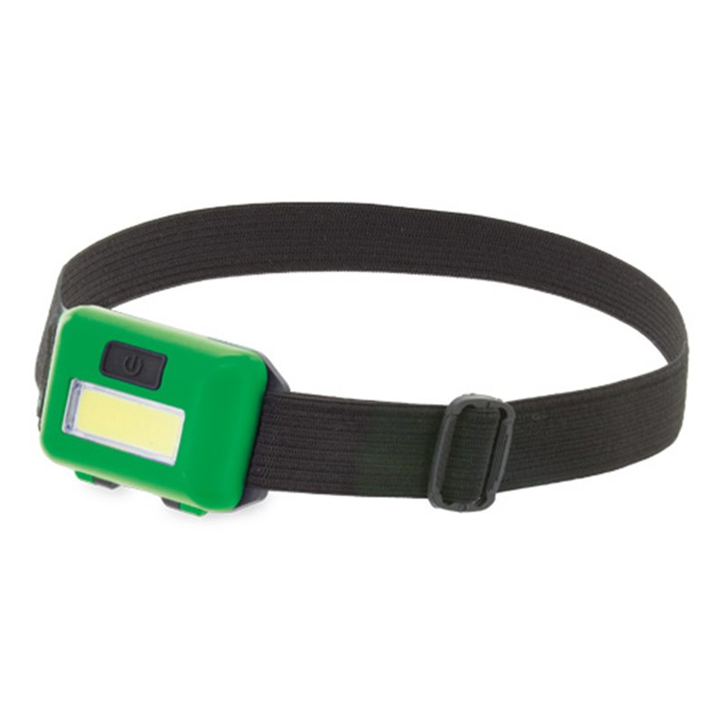 Linterna multifunción verde para uso como linterna frontal o de brazalete · Koala Rojo, Merchandising promocional y personalizado