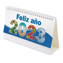 Calendario sobremesa clásico con portada personalizada y 6 hojas · Merchandising promocional de Calendarios y almanaques · Koala Rojo