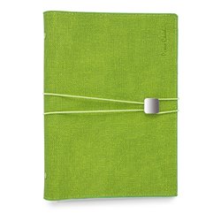 Agenda desplegable de tapas flexibles en polipiel verde con goma cierre 17x23cm · Merchandising promocional de Escritorio y Oficina · Koala Rojo