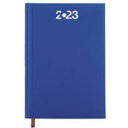 Dietario con tapas en microfibra azul de 14,8x21,2 cm · KoalaRojo, Artículo promocional y personalizado