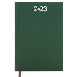 Dietario con tapas en microfibra verde de 14,8x21,2 cm · KoalaRojo, Artículo promocional y personalizado