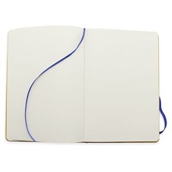 Bloc o cuaderno A5 cartón ecológico con goma elástica y marcapáginas · KoalaRojo, Artículo promocional y personalizado
