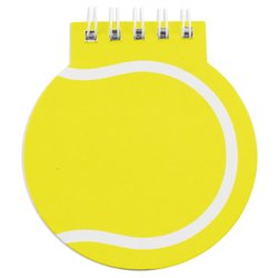 Libreta Tenis en forma de pelota de tenis con 40 hojas 9x8cm · Merchandising promocional de Libretas y Blocs de notas · Koala Rojo