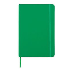 Cuaderno A5 de goma elástica con tapas en verde, marcapáginas y hojas lisas · KoalaRojo, Artículo promocional y personalizado