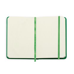 Cuaderno A6 goma elástica tapas de colores hojas lisas y marcapáginas · KoalaRojo, Artículo promocional y personalizado