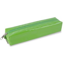 Estuche de charol verde brillante con cremallera a juego y forma rectangular · KoalaRojo, Artículo promocional y personalizado
