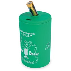 Ejemplo de contenedor de pilas para reciclar personalizado · KoalaRojo, Artículo promocional y personalizado