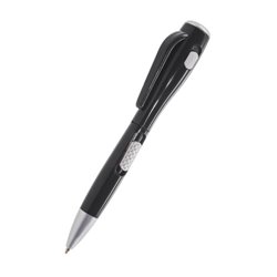Bolígrafo linterna negro con linterna Led integrada en parte superior · KoalaRojo, Artículo promocional y personalizado