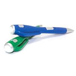 Bolígrafo linterna de original diseño con linterna Led integrada en parte superior · KoalaRojo, Artículo promocional y personalizado