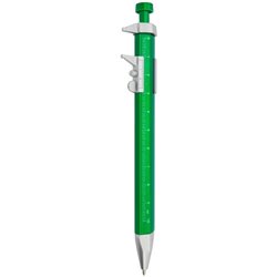 Bolígrafo escalímetro con cuerpo metalizado en varios colores. Ej en verde · KoalaRojo, Artículo promocional y personalizado