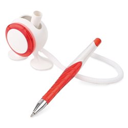 Bolígrafo de sobremesa con cordón elástico y base con patas ventosas · KoalaRojo, Artículo promocional y personalizado