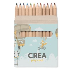 Caja de 12 lápices de colores para personalizar a todo color. Ej. personalización · KoalaRojo, Artículo promocional y personalizado
