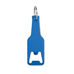 Abridor llavero de aluminio azul en forma de botella · KoalaRojo, Artículo promocional y personalizado