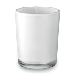 Vela aromática en minivaso de cristal blanco · KoalaRojo, Artículo promocional y personalizado