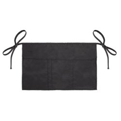 Mandil o delantal camareros para pedidos con 3 bolsillos en poliéster color negro · KoalaRojo, Artículo promocional y personalizado