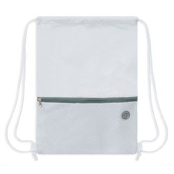 Bolsa mochila cuerdas con bolsillo de cremallera y salida auriculares · KoalaRojo, Artículo promocional y personalizado