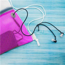 Bolsa mochila cuerdas con bolsillo rejilla de cremallera y salida auriculares · KoalaRojo, Artículo promocional y personalizado