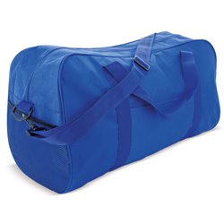 Bolsa deporte azul de gran capacidad con bolsillo de rejilla y fronal abierto · KoalaRojo, Artículo promocional y personalizado