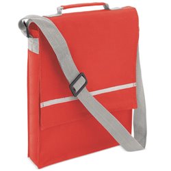 Bolsa bandolera de conferencias en rojo con compartimentos interiores · KoalaRojo, Artículo promocional y personalizado