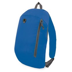 Mochila deportiva azul con bolsillo exterior y salida auriculares · KoalaRojo, Artículo promocional y personalizado