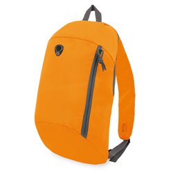 Mochila deportiva naranja con bolsillo exterior y salida auriculares · KoalaRojo, Artículo promocional y personalizado