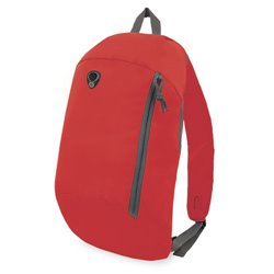 Mochila deportiva roja con bolsillo exterior y salida auriculares · KoalaRojo, Artículo promocional y personalizado