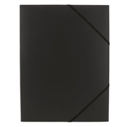 Carpeta gomas con pliegues interiores semitraslúcida en negro · KoalaRojo, Artículo promocional y personalizado