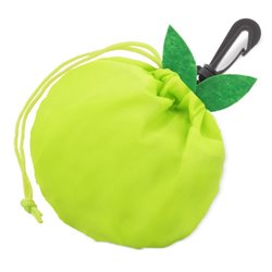 Bolsa de la compra plegable manzana con cordón de cierre y mosquetón · KoalaRojo, Artículo promocional y personalizado
