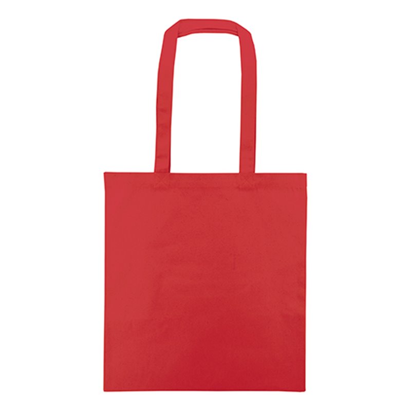 Bolsa de asas largas en algodón canvas rojo de 38x42cm · Koala Rojo, Merchandising promocional y personalizado