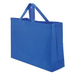 Bolsa de la compra de gran profundidad monocolor azul con asas cortas · KoalaRojo, Artículo promocional y personalizado