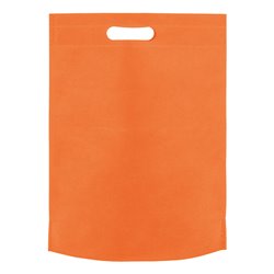 Bolsa grande de detalles en naranja con asa integrada y fondo con fuelle redondo · KoalaRojo, Artículo promocional y personalizado