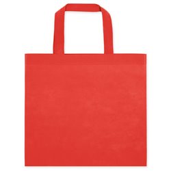 Bolsa mediana de compras con asas cortas en non woven rojo · Merchandising promocional de Bolsas non woven · Koala Rojo