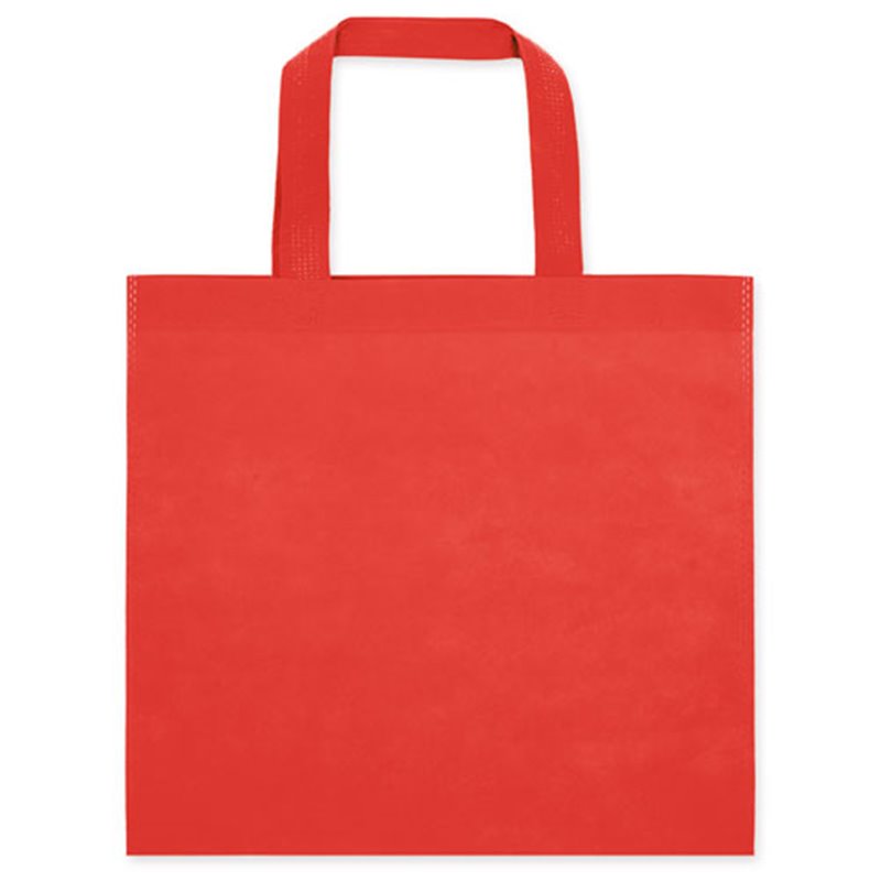Bolsa mediana de compras con asas cortas en non woven rojo · Koala Rojo, Merchandising promocional y personalizado