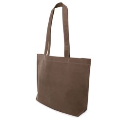 Bolsa de la compra marrón con fondo redondo ampliado en la base y asas largas · KoalaRojo, Artículo promocional y personalizado