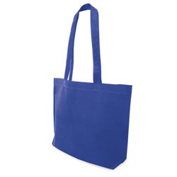 Bolsa de la compra azul con fondo redondo ampliado en la base y asas largas · KoalaRojo, Artículo promocional y personalizado