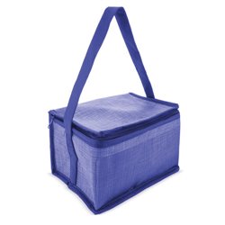 Bolsa nevera de 6 latas texturizada en azul, con asa larga y bosillo frontal · KoalaRojo, Artículo promocional y personalizado