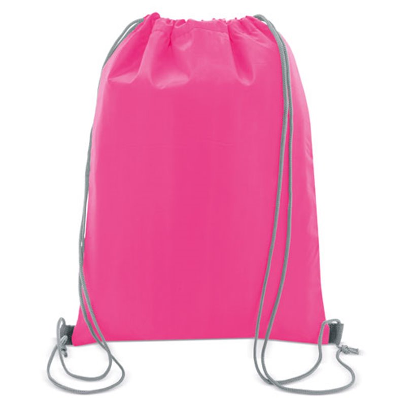 Bolsa mochila de cuerdas nevera en fucsia con interior forrado de aluminio aislante · Koala Rojo, Merchandising promocional y personalizado