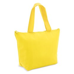 Bolsa playa nevera amarilla de gran capacidad con cremallera y asas largas · KoalaRojo, Artículo promocional y personalizado
