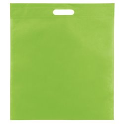 Bolsa alta frecuencia grande verde con asa integrada en non woven de 40x45cm · Merchandising promocional de Bolsas de regalo · Koala Rojo
