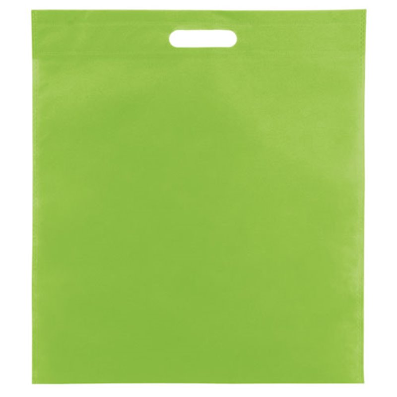 Bolsa alta frecuencia grande verde con asa integrada en non woven de 40x45cm · Koala Rojo, Merchandising promocional y personalizado