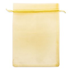 Bolsita de organza mediana dorada para regalos con cinta ajuste de 18x24cm · Merchandising promocional de Bolsas de regalo · Koala Rojo