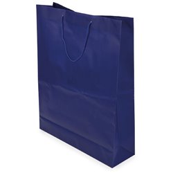 Bolsa de regalo PVC en azul con fondo y asas cortas de 40x12x50cm · KoalaRojo, Artículo promocional y personalizado