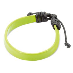 Pulsera en polipiel en verde con cordones de cierre ajustable · KoalaRojo, Artículo promocional y personalizado