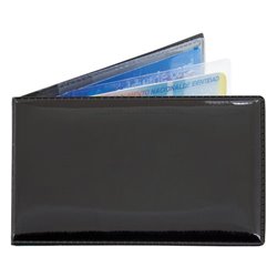 Tarjetero horizontal en polipiel negro con fundas de PVC para tarjetas · KoalaRojo, Artículo promocional y personalizado