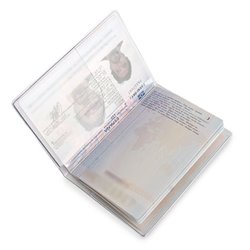 Funda para pasaporte en PVC con frontal transparente · Merchandising promocional de Complementos y accesorios · Koala Rojo