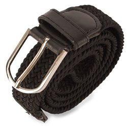 Cinturón elástico en poliéster negro con hebilla plateada · KoalaRojo, Artículo promocional y personalizado