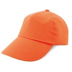 Gorra de 5 paneles naranja de algodón 100% con cierre de velcro · KoalaRojo, Artículo promocional y personalizado